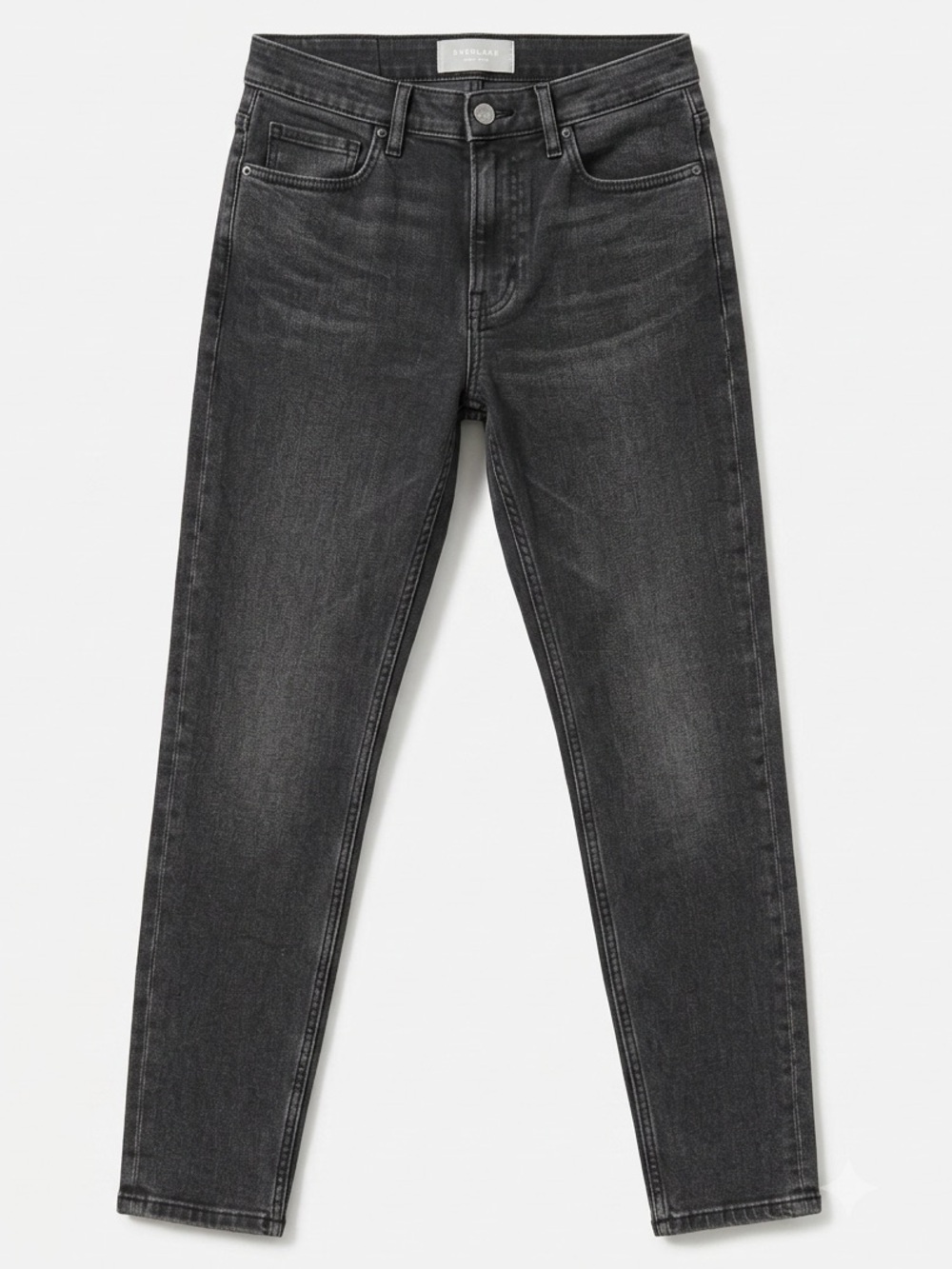 Everlane Mid Rise Skinny Jeans Washed Black Size 27